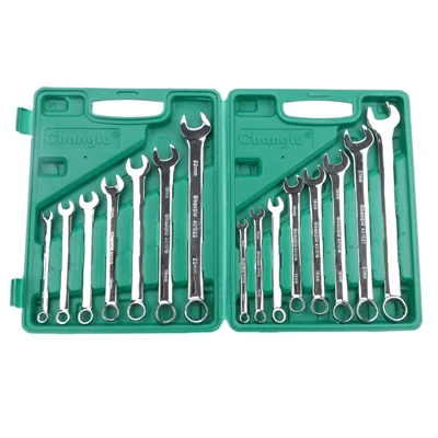 Combination Spanner Wrench Set 15PCS