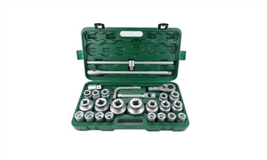 26PCS Plastic Box Matte Heavy Socket Set