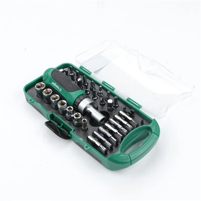 30PCS Ratchet Wrench Bit & Socket Set