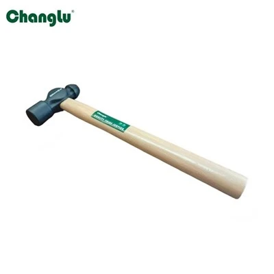 Wooden Handle Ball Pein Hammer (Black Head)
