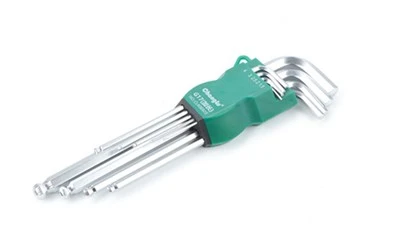 G17 Type 9pcs Mat Finish Ball Head Hex Key Set