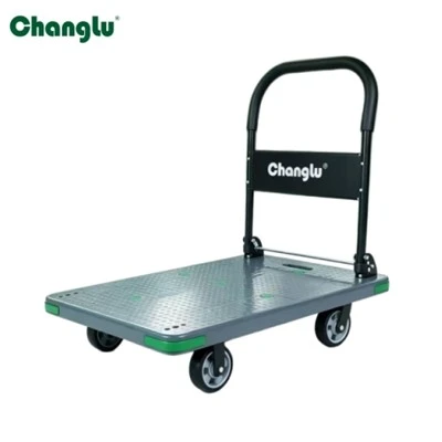 Plastic Flatbed Trolley (895 X 595 X 860 Mm)